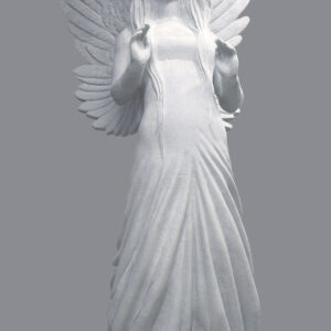 angelSculptureCarraraMArble